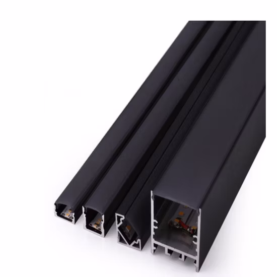 Aluminum and PC Extruded Profile LED Linear Light Housing Indoor